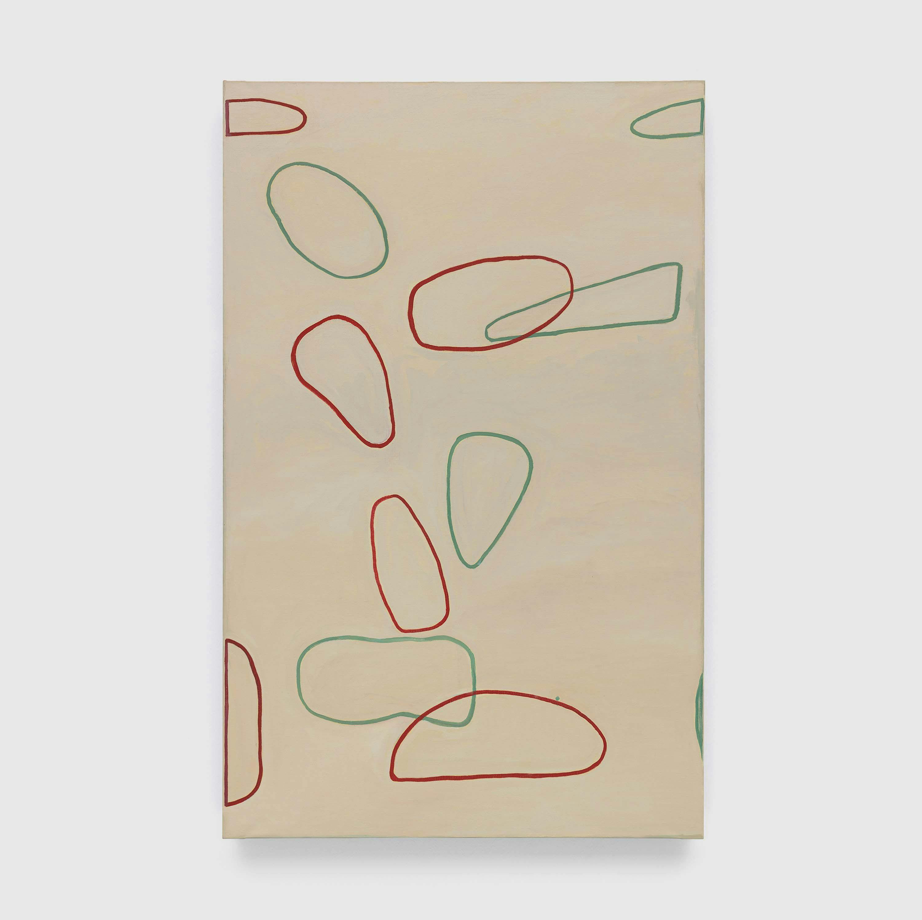 A painting by Raoul De Keyser, titled Come on, play it again nr. 4, dated 2001.